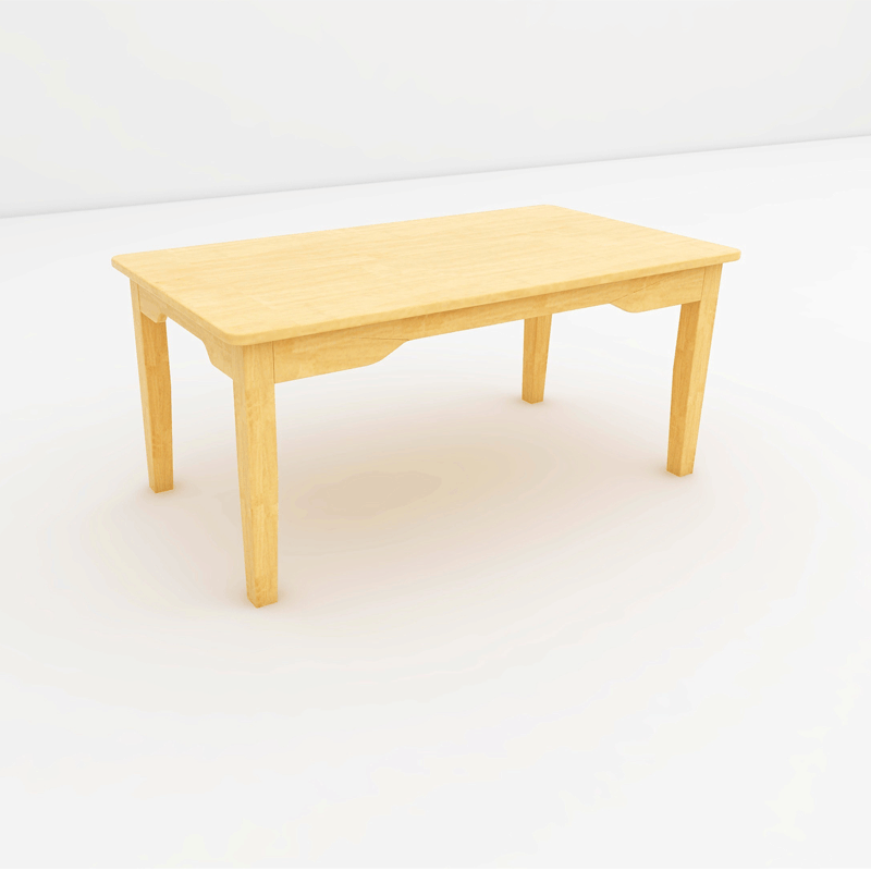 CFZ001 120cm*60cm*46cm 长方桌 原木色图片