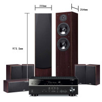 yahama雅马哈RX-V583/SW050/F51/P51家庭影院7.1音响音箱套装