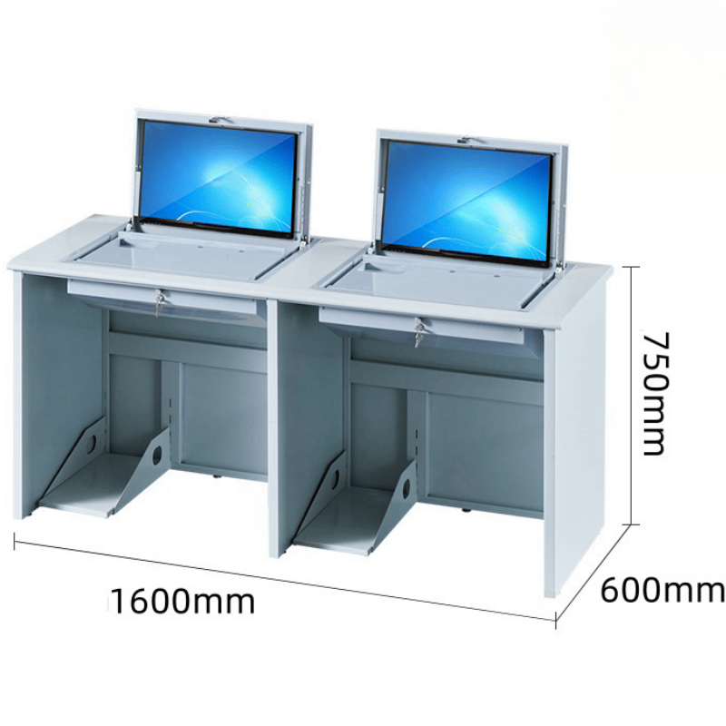 豫龙都电脑桌1.6m张高清大图