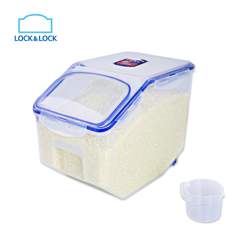 乐扣乐扣(lock&lock) 12L 塑料米桶 HPL510高清大图