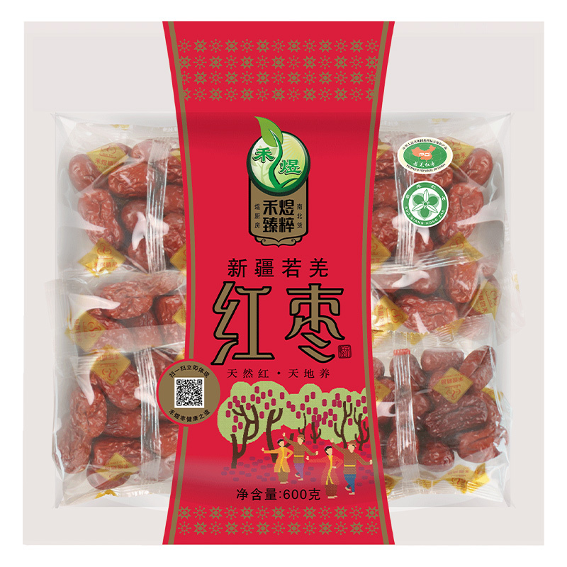 禾煜若羌红枣600g