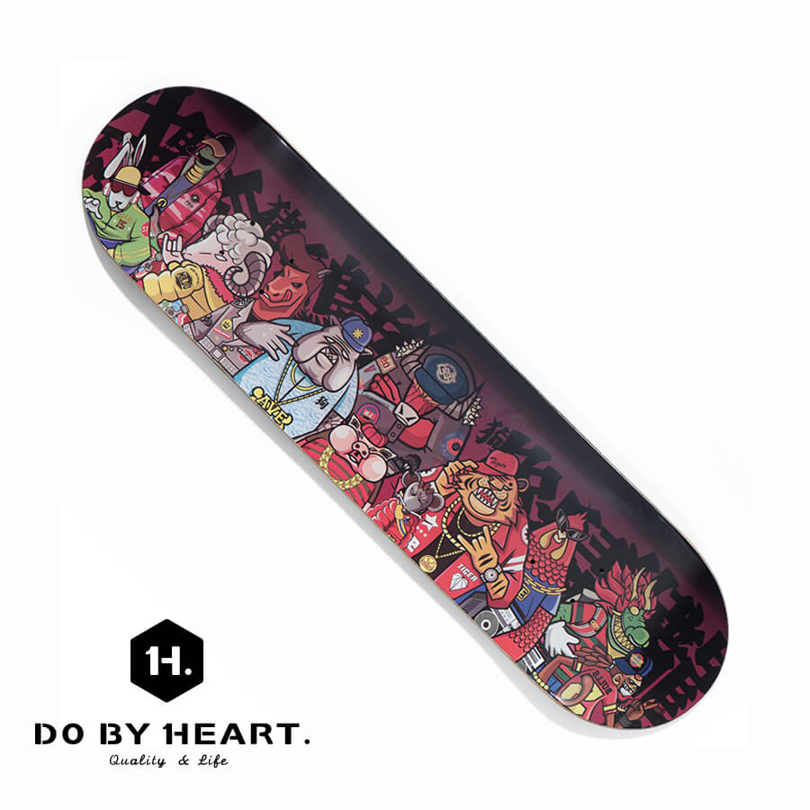 dbh滑板双翘滑板专业滑板加枫板面80水果视频