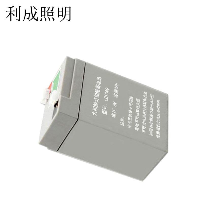 利成照明 太阳能灯铅酸蓄电池 LC1249图片