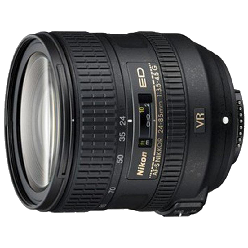 尼康(Nikon) AF-S 24-85mm f/3.5-4.5G ED VR 尼康卡口 72mm口径 广角变焦镜头