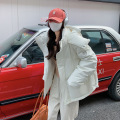 棉衣女短款2023年冬季新款羽绒棉服宽松加厚面包服小个子棉袄外套_443706 L 白色