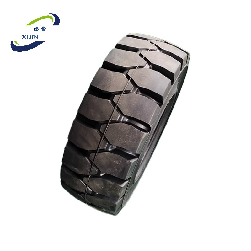 悉金 叉车维修前轮实心轮胎 23*9-10 个高清大图