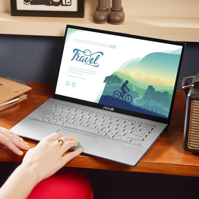 华硕(ASUS) VivoBook14s 14.0英寸轻薄笔记本电脑(i5-10210U 8G 512G+32G傲腾增强版SSD MX250 2G独显)银色 官方标配