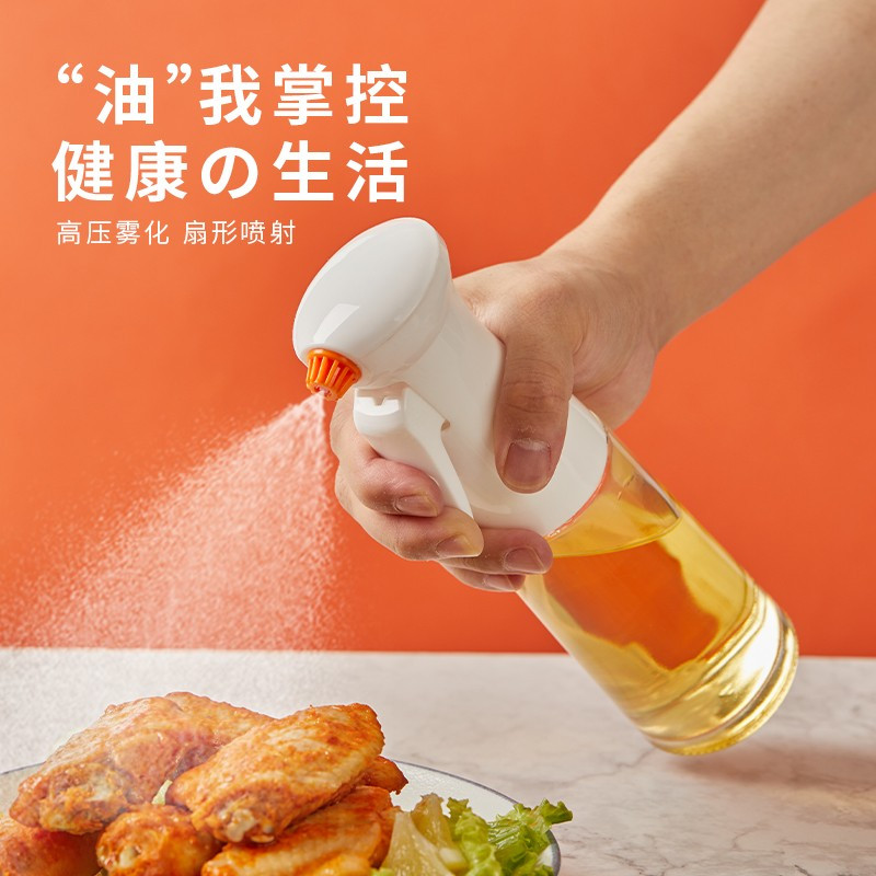 喷油壶厨房家用喷油瓶玻璃喷壶喷雾壶罐空气炸锅食用油雾化器雾状