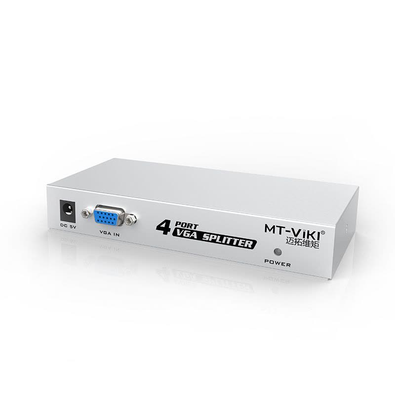 迈拓维矩MT-1504K vga分配器一分四分频器一进四出高清vga分屏器1分4图片