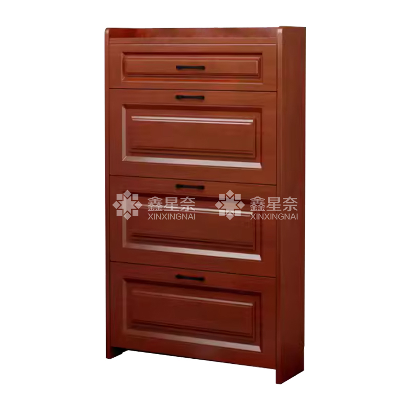 鑫星奈XXN4022005 木质翻斗鞋柜入户门口窄边鞋柜单层单抽屉