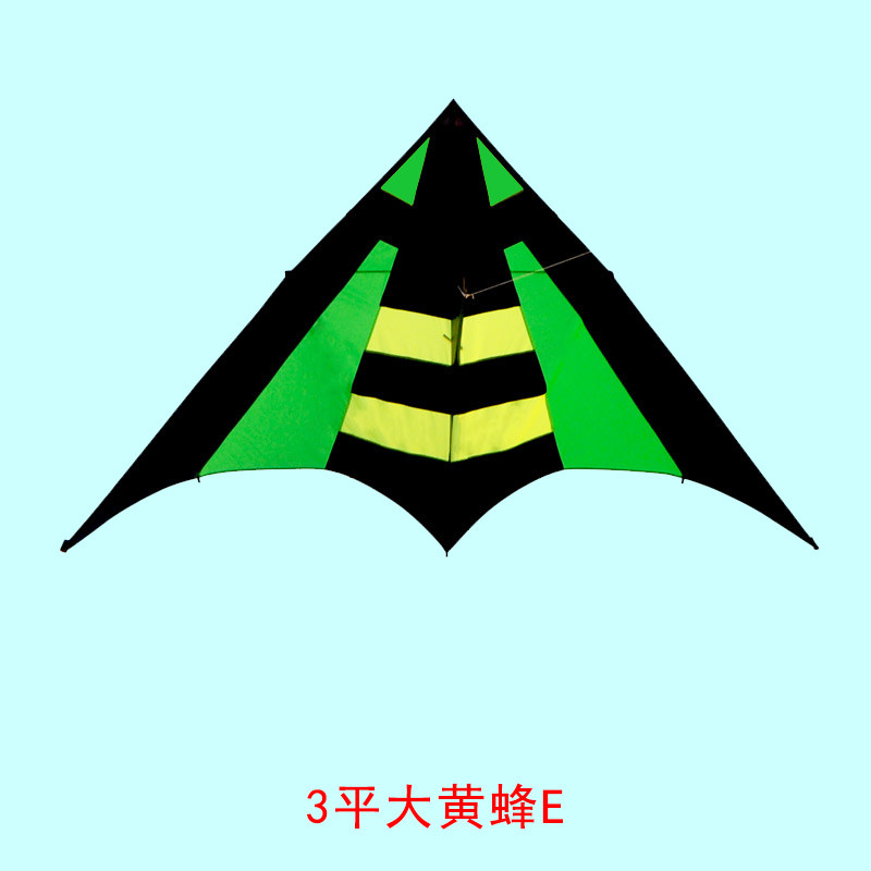 大蜂风筝大型二2平三3平成人风筝微风易飞准专业新款创意 三维工匠 3平大黄蜂E高清大图