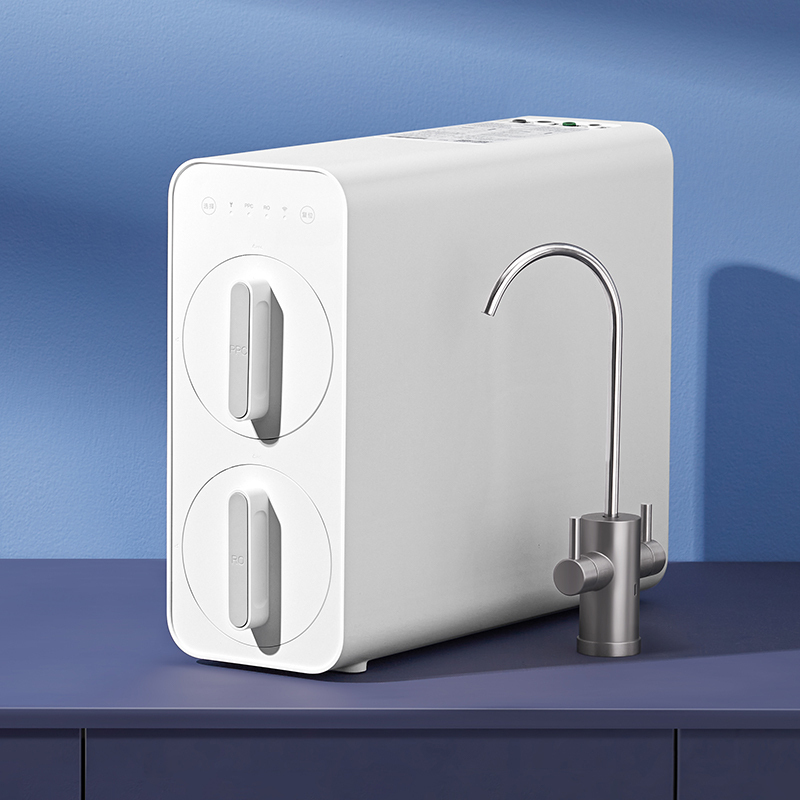 小米(mi)净水器家用直饮厨下式厨房净水机 600加仑大流量 即滤即饮 无