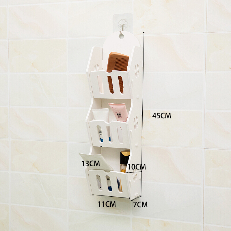 卫生间浴室置物架壁挂厕所洗手间墙上墙面洗漱化妆品杂物收纳架日用