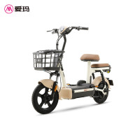 爱玛（AIMA）电动自行车新国标小型轻便代步电瓶车 方糖A