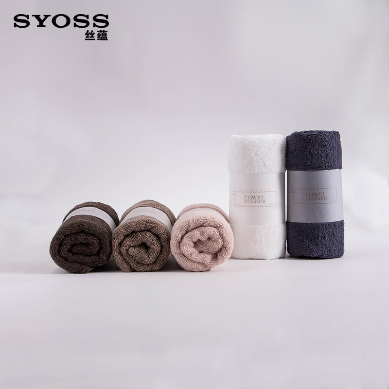 丝蕴(SYOSS)全棉素色可裁剪毛巾