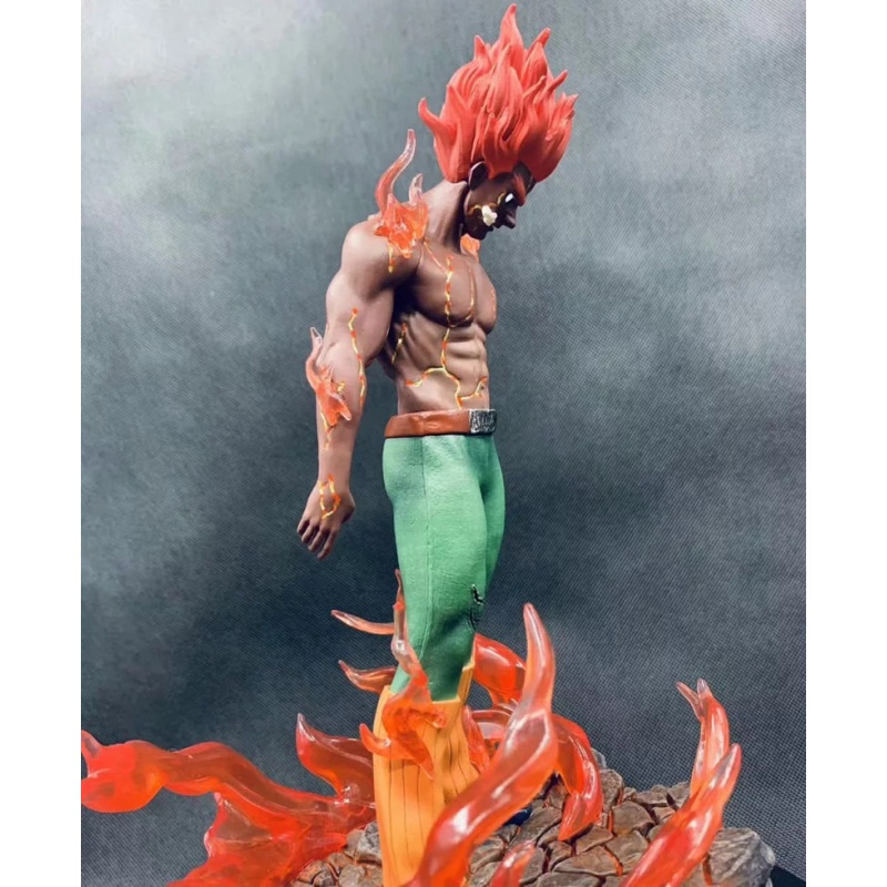 新款火影忍者gk jz迈特凯八遁甲夜凯可亮灯模型手办摆件像