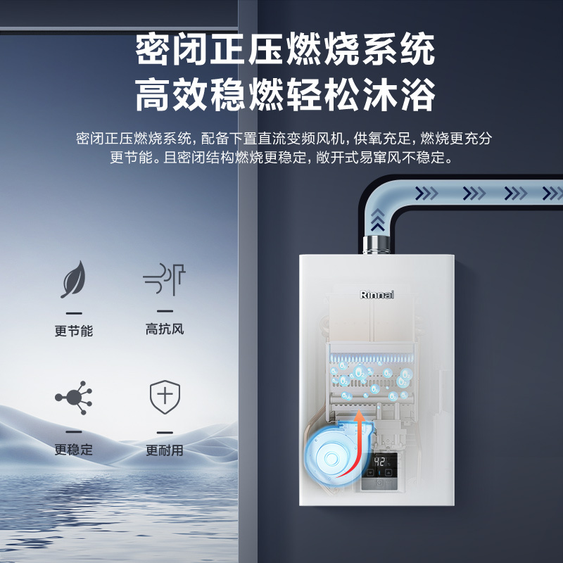 林内(Rinnai)16升燃热 JSQ31-GT11智慧恒温 全新升级CPU