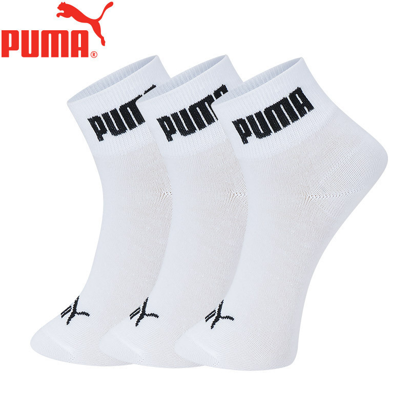 PUMA彪马袜子女士中筒袜休闲运动袜3双装