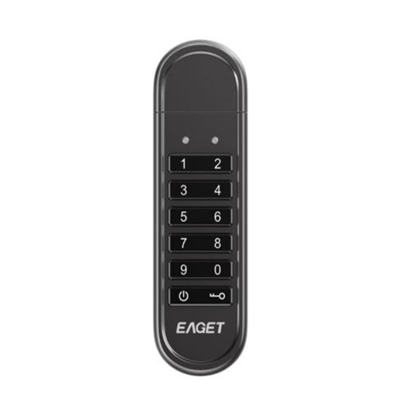 忆捷(EAGET)KU20 按键加密U盘 128G(单位:个)锖色高清大图