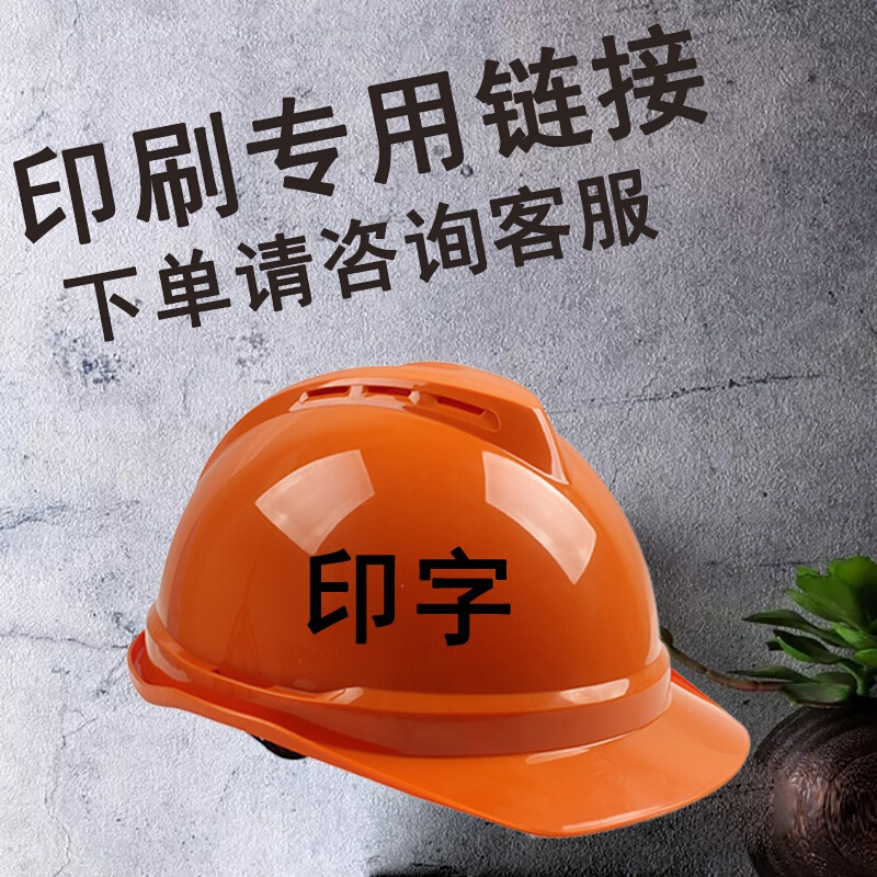 梅思安 安全帽印字 印刷版费 印字费 logo定制 单拍不发货(地铁专用)