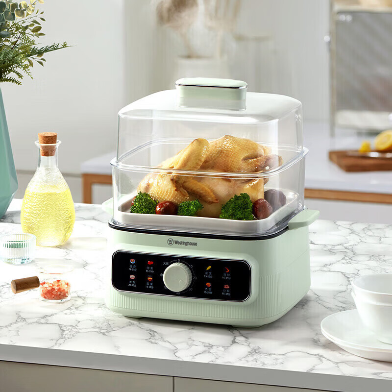 西屋(WESTINGHOUSE) 多功能电蒸锅 家用大容量 上蒸下煮 高温蒸汽立体环绕 WZL23D高清大图