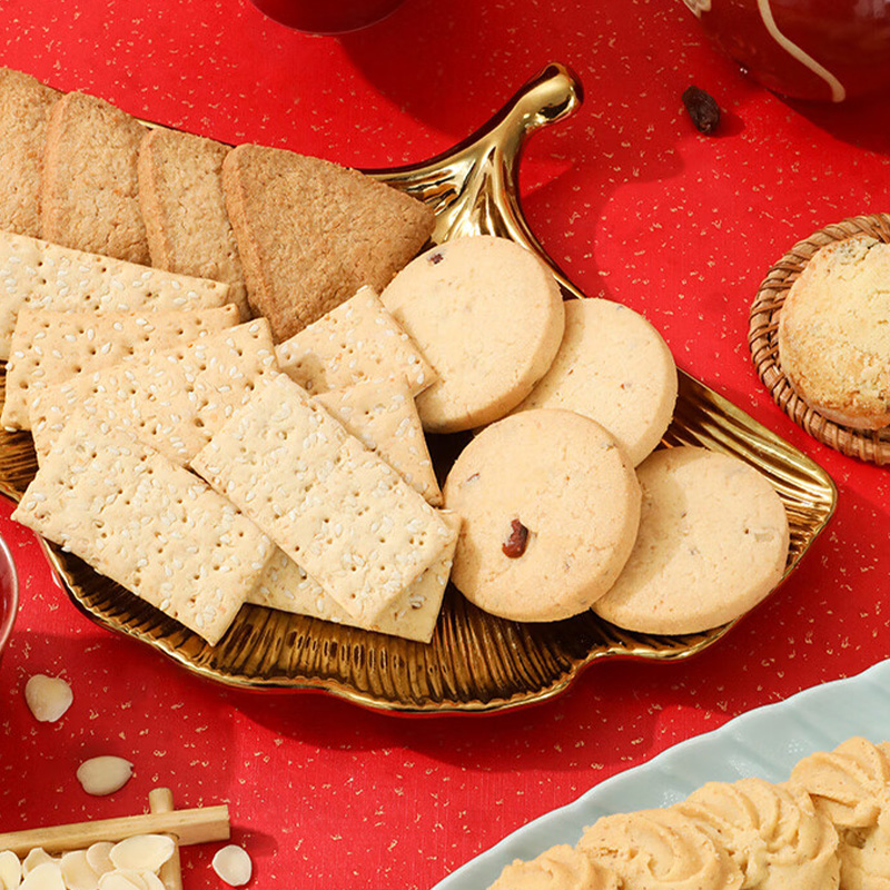 雅觅糕点礼盒味感丰盈口感松脆醇和柔顺如意福酥款1300g高清大图