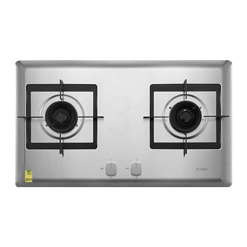 不锈钢色 液化气 方太燃气灶煤气灶双灶家用天然气灶灶台灶具天燃气灶