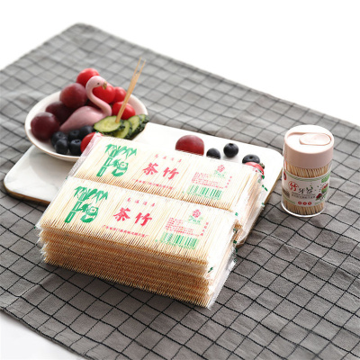 一次性牙签家庭装双头竹子剔牙工具捷洁家用竹制细吃水果竹牙签_975