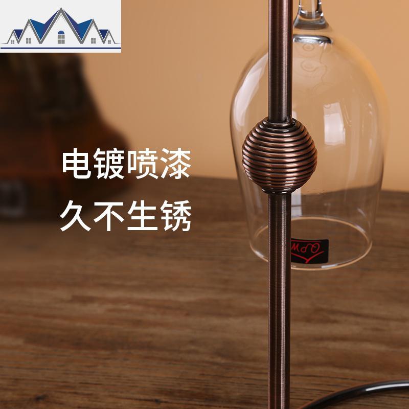 家用红酒杯架醒酒器套酒瓶架子创意葡萄酒分酒器倒挂6只酒架摆件 三维工匠收纳层架
