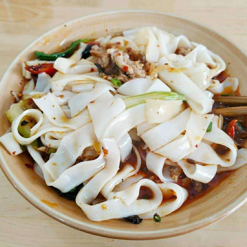 贵州米粉铜仁农家手工粉盘子宽粉米皮河粉凉皮早中晚餐特色小吃 1斤