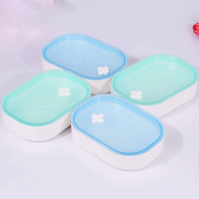 美丽雅(maryya)8232幸运星肥皂盒/双层香皂盒/沐浴皂盒 2个装 颜色随机