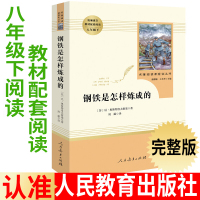 八年级下册 人教版 钢铁是怎样炼成的完整版初中生版正版原著和傅雷家书人民教育出版社 阅读八年级下册初中生原版必读