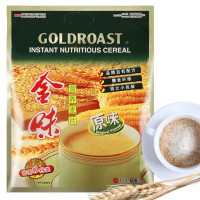 金味麦片原味600g袋装营养燕麦早餐即食冲饮品含糖冲调宵夜下午茶办公室休闲