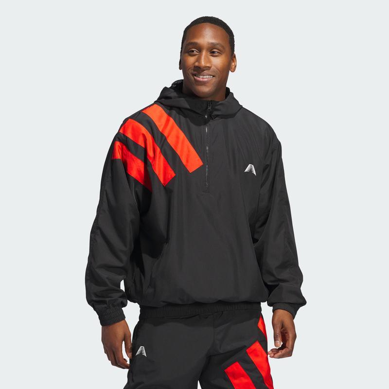 阿迪达斯(adidas)运动夹克男款防风透气速干跑步训练户外修身棒球