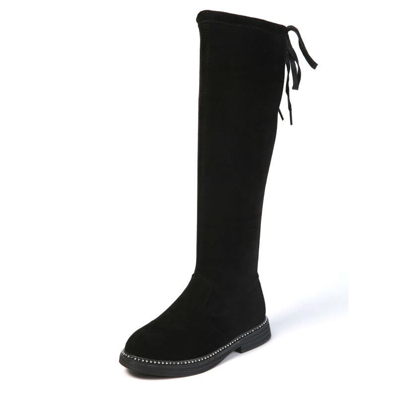 迪鲁奥(DILUAO)女童长靴小孩1-12岁2女宝宝3保暖4儿童棉鞋56高筒7皮鞋8秋冬2021新款图片