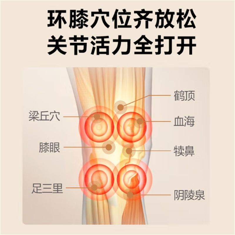 skg W3二代 膝盖按摩仪 护膝暖膝部关节老寒腿加热敷按摩器 生日毕业实用礼物送老师高清大图