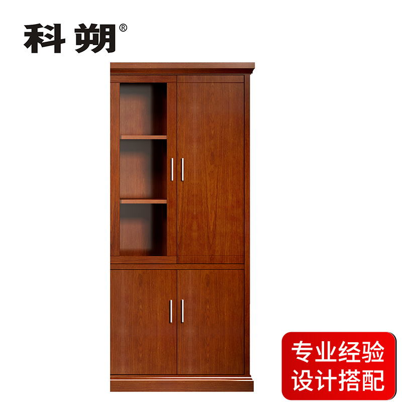 科朔 文件柜两门柜资料柜 办公文件柜 职员书柜 油漆办公柜KSHS03高清大图