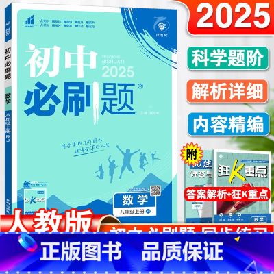 数学【人教版】 八年级上 【正版】2025新版初中必刷题八年级上册数学人教版RJ初二数学必刷题同步练习册初中解题技巧专题