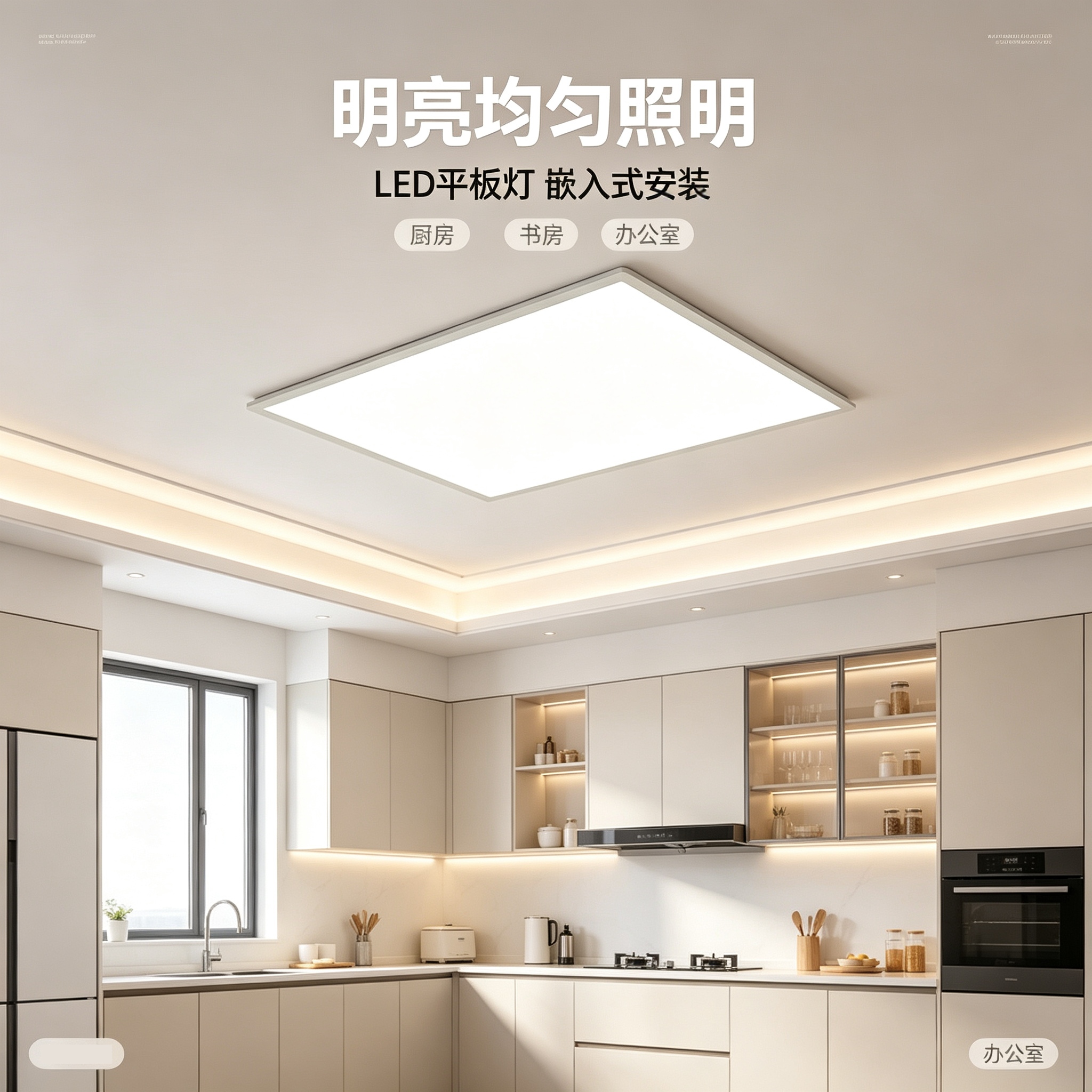 JOM嘉美照明 JOM-PB36W LED平板灯 595*595*35 单位:个 白色