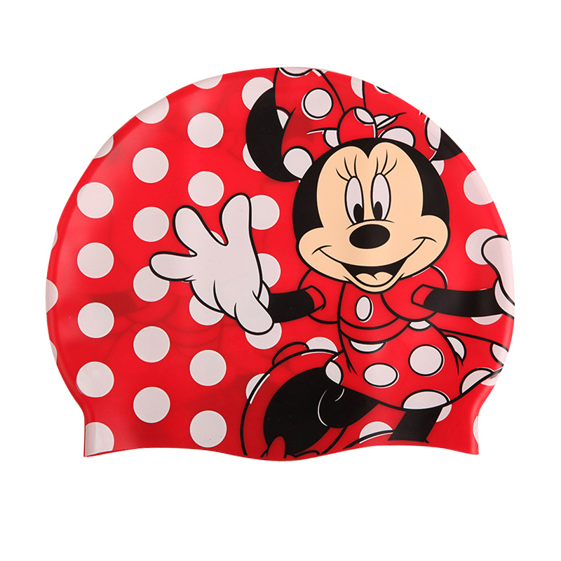 儿童硅胶泳帽韩国女童长发时尚漫威可爱卡通防水游泳帽男童