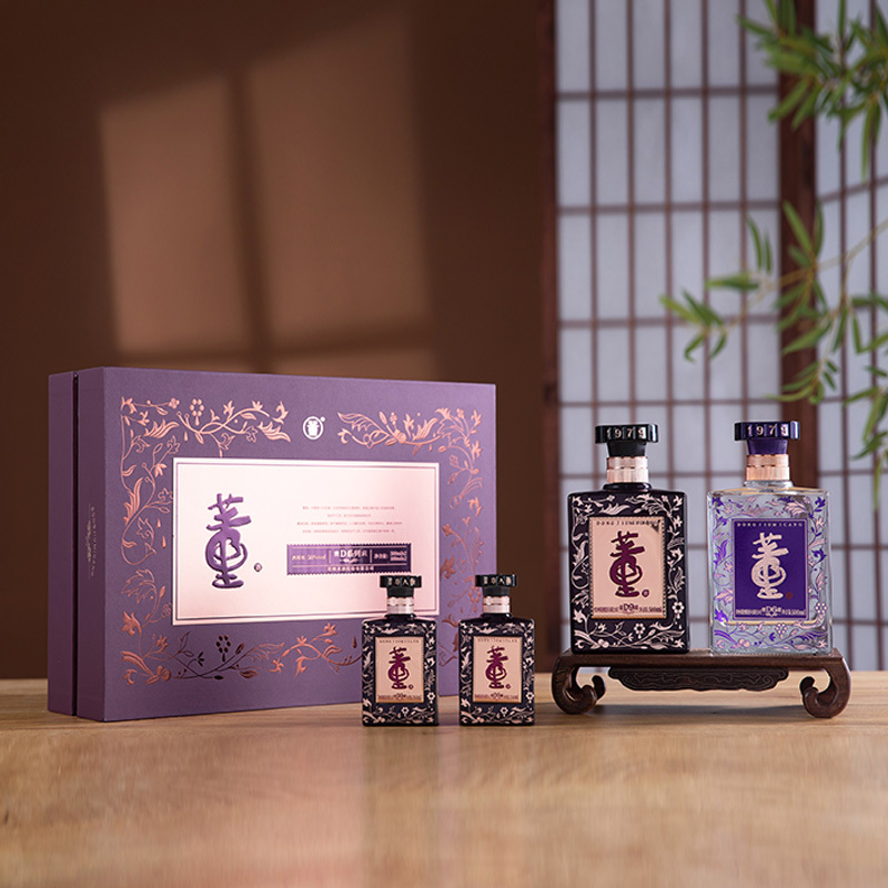 董酒密藏D 50度500ml*2|100ml*2礼盒董香兼浓香纯粮高度贵州白酒