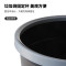 得力(deli)加厚耐用带压圈垃圾桶 9.5L清洁桶圆纸篓 垃圾分类 办公用品 颜色随机9555