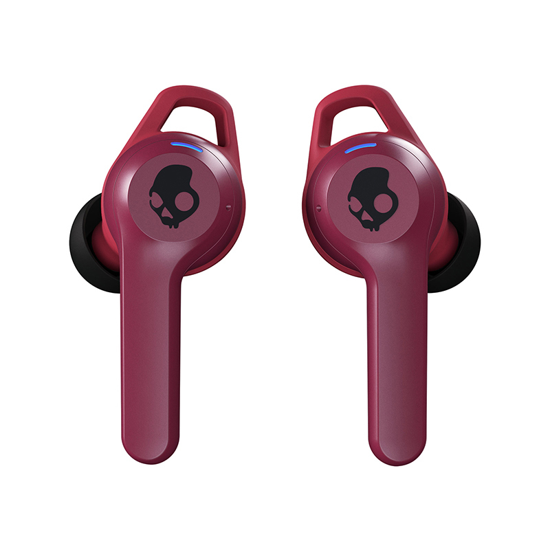 Skullcandy 骷髅头INDY EVO真无线蓝牙入耳式耳机运动跑步健身耳机 IPX55防水防汗 深红