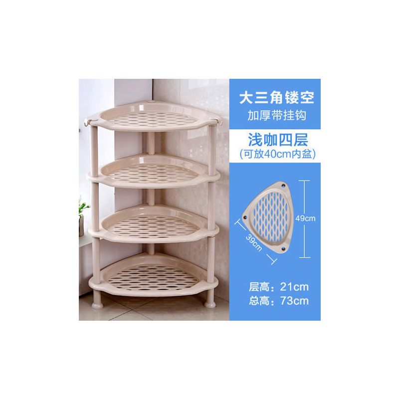 浴室置物架卫生间脸盆架厕所洗手洗澡间塑料收纳架子厨房三角落地