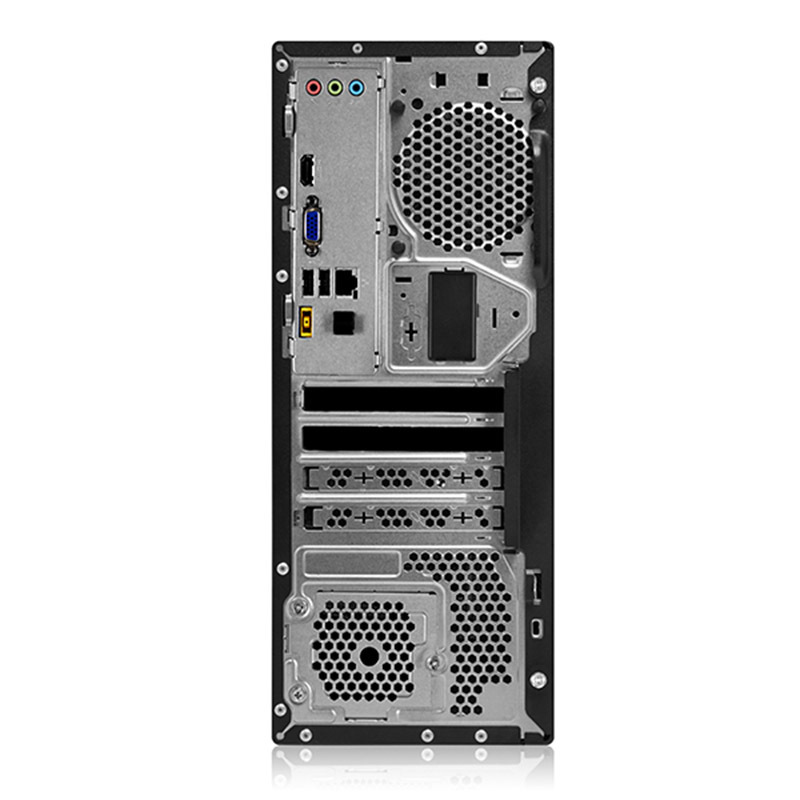 联想(Lenovo)扬天M2601k台式电脑主机(G3930 4G 500G 集显 无光驱 Win10)高清大图