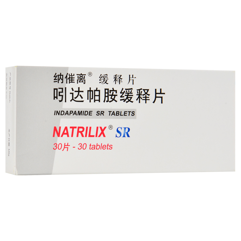 纳催离吲达帕胺缓释片15mg30片盒视频