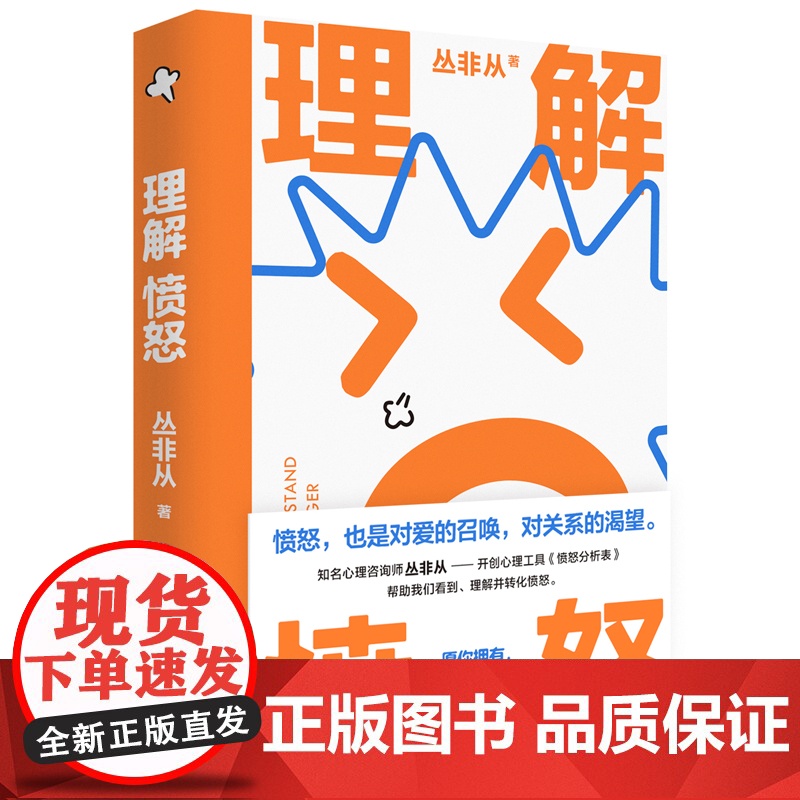 正版 理解愤怒 丛非从 著 情绪管理 情绪自由 负面情绪 控制 失望 生气 委屈 脆弱 无助 爱 关系 广西师范大学出版