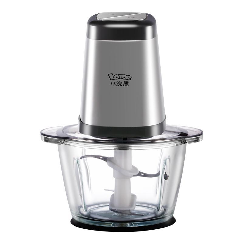 小浣熊绞肉机家用电动小型多功能饺馅搅拌打蒜泥器切碎肉菜剁辣椒