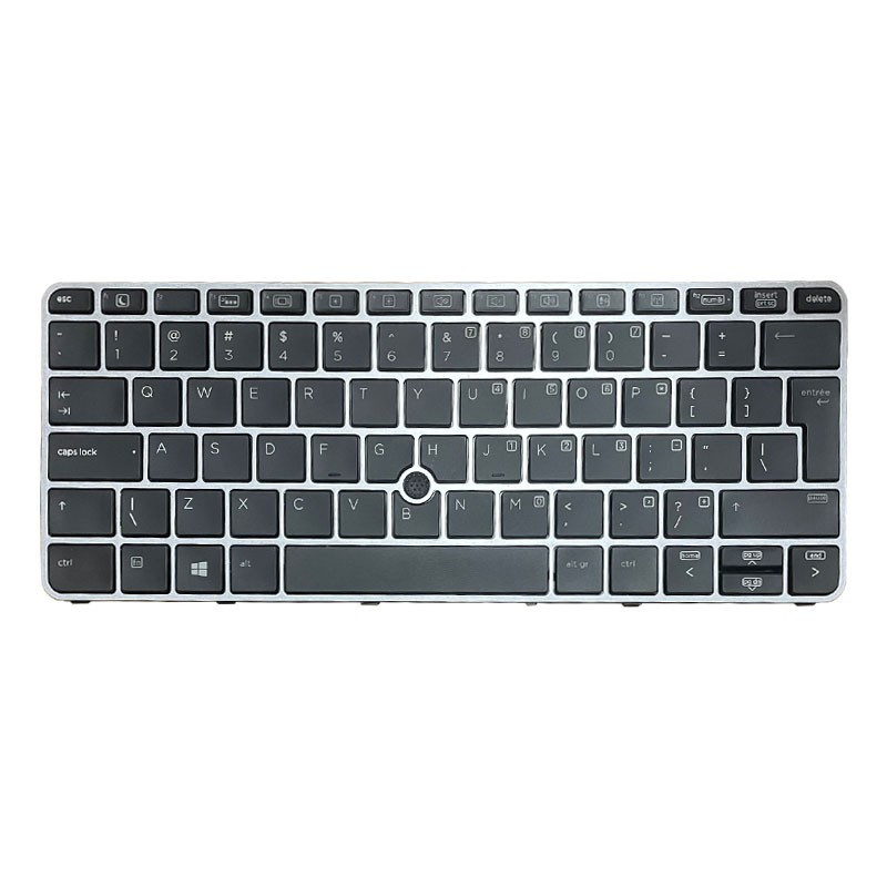 惠普elitebook820g3笔记本电脑键盘银框背光ui大回车视频