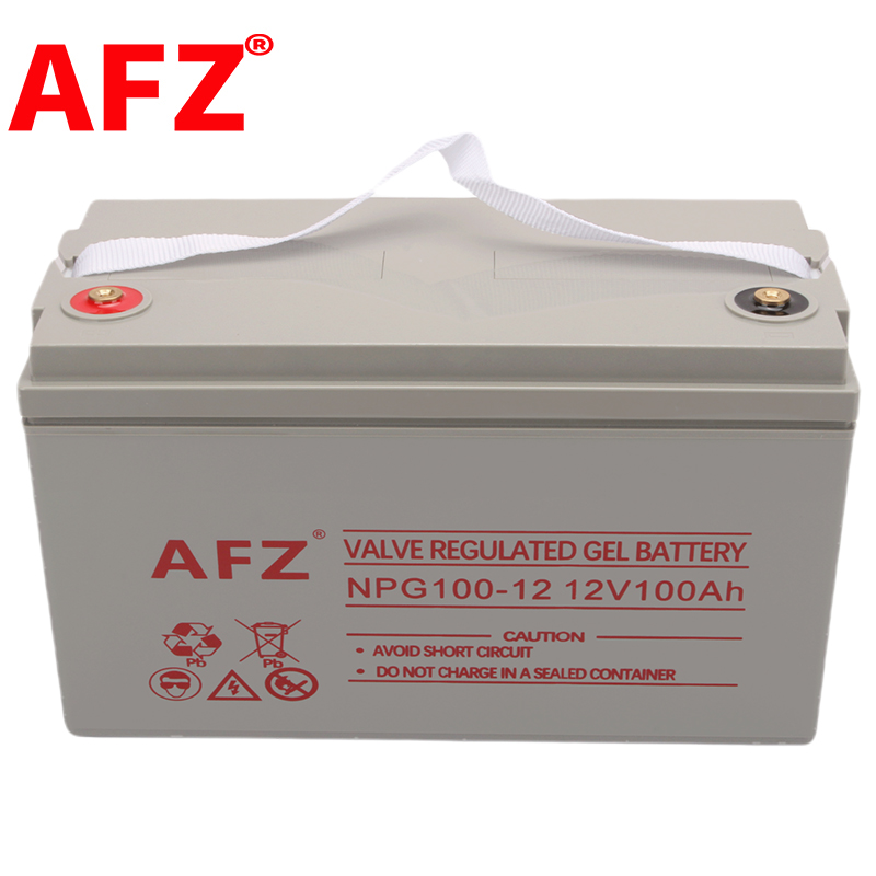 太阳能蓄电池12V100AH通信设备逆变EPS直流屏UPS电源NPG100-12短款高清大图